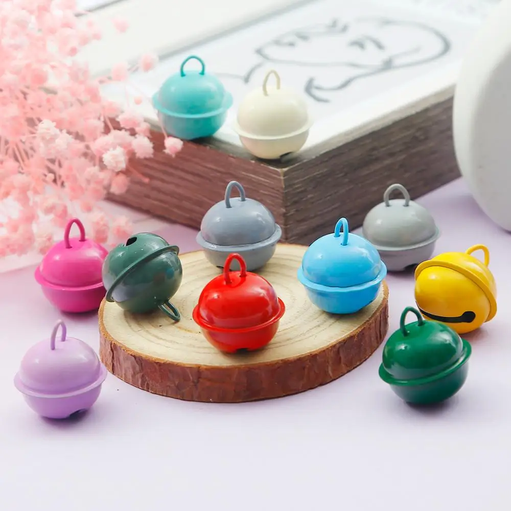 10 шт. красочные железные рождественские колокольчики бусины украшения для