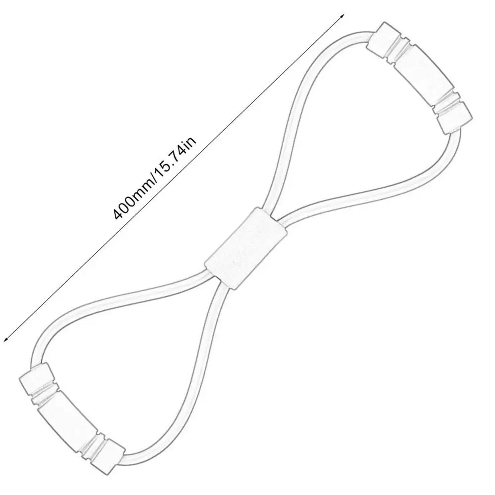 

8-shaped Rally Yoga Gel Fitness Resistance Chest Rubber Fitness Rope Exercise Muscle Band Exercise Dilator Elastic dropshipping