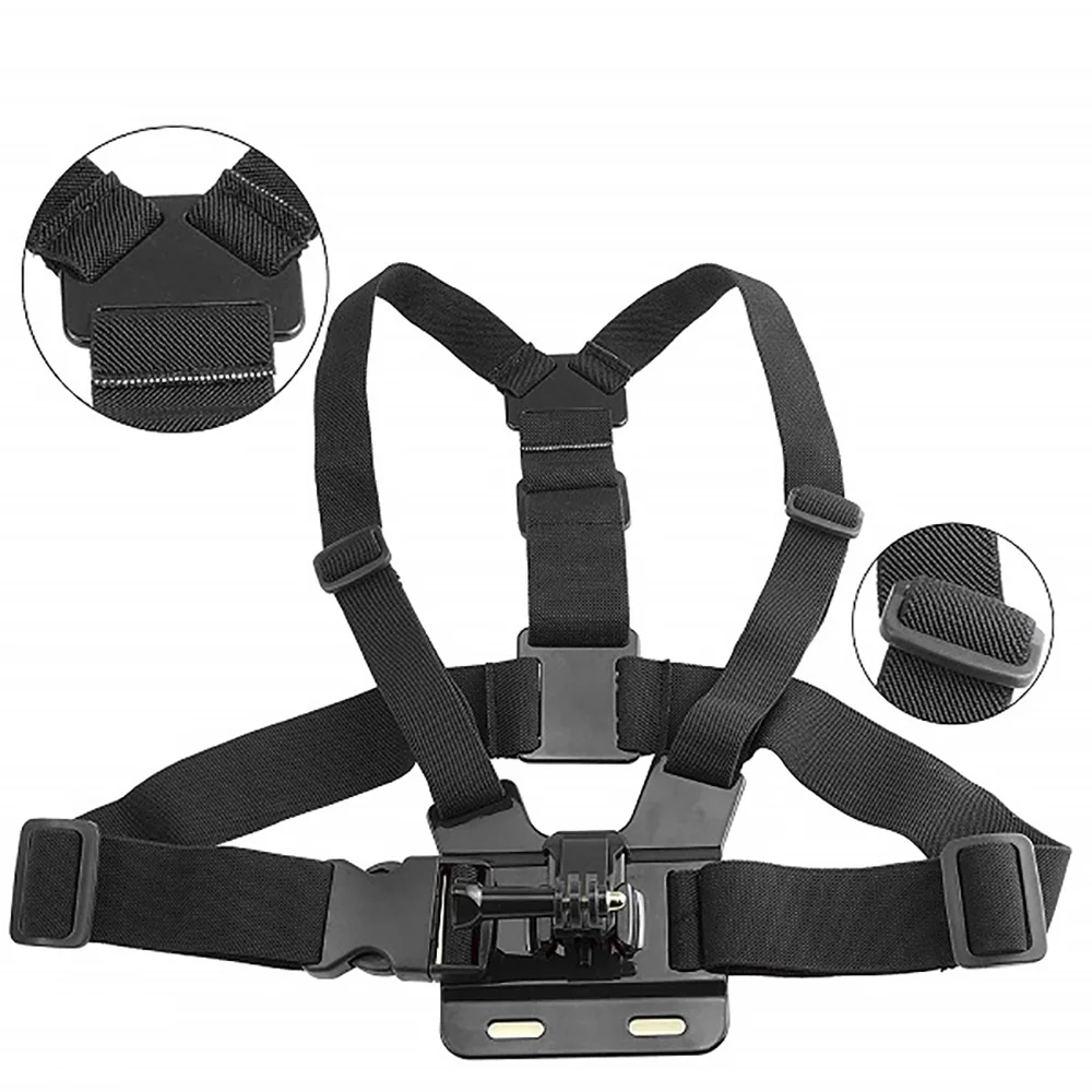 

Adjustable Chest Mount Harness Chest Strap Belt Elastic Action Camera Head Strap Body Harness Belt for HD Hero5 4 3 Sport Camera