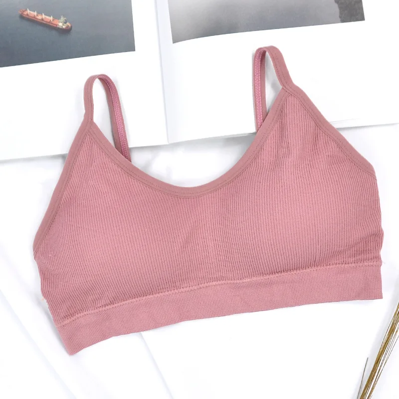 pink Женский спортивный бюстгальтер для йоги, топ, спортивный бюстгальтер, спортивный топ, бюстгальтер для спортзала, пуш-ап, женский бюстгальтер для фитнеса, бюстгальтер с подкладкой, Sujetador Deportivo - Цвет: pink