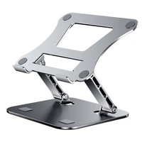 mc 515 adjustable foldable laptop tablet stand aluminum notebook portable laptop stand support base notebook stand