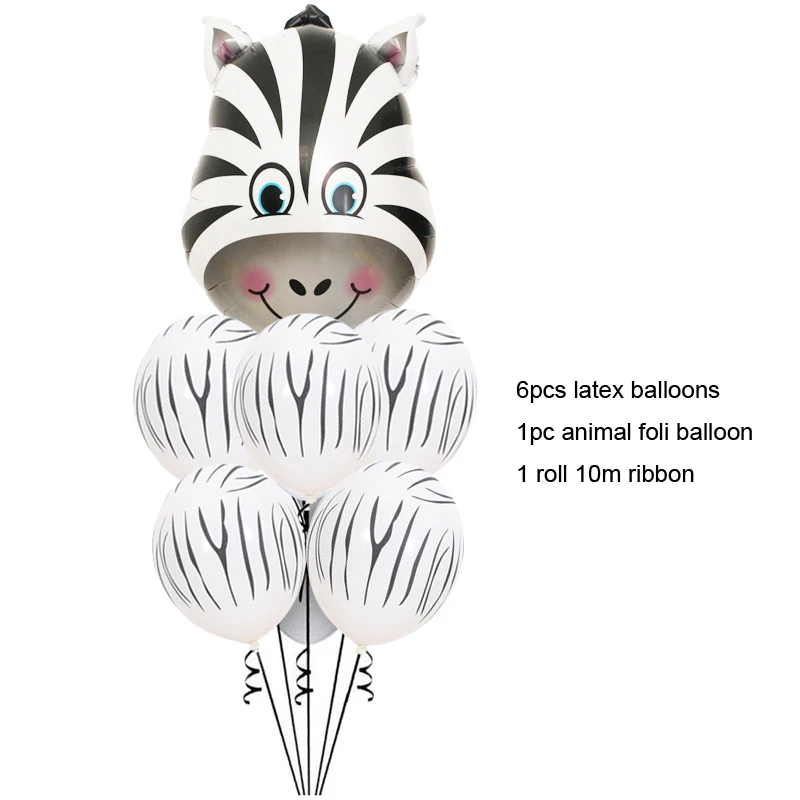 Набор мультяшных фотографий украшение для дня рождения фольгированные