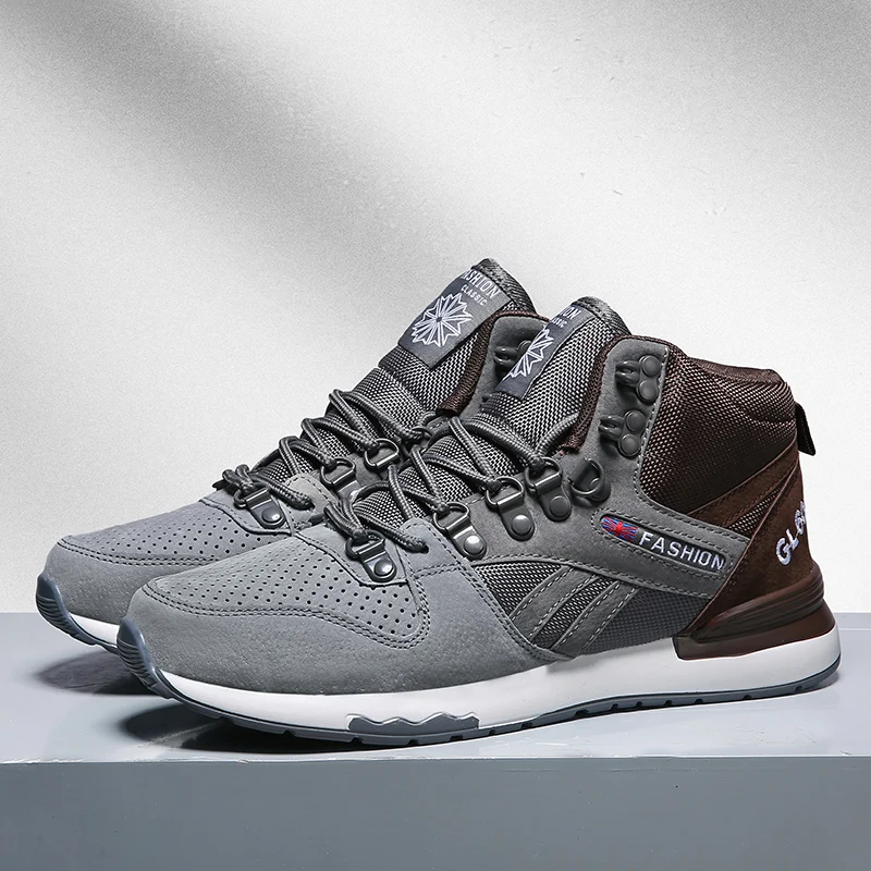 Высокая спортивная обувь мужские кроссовки дышащие противоскользящие для