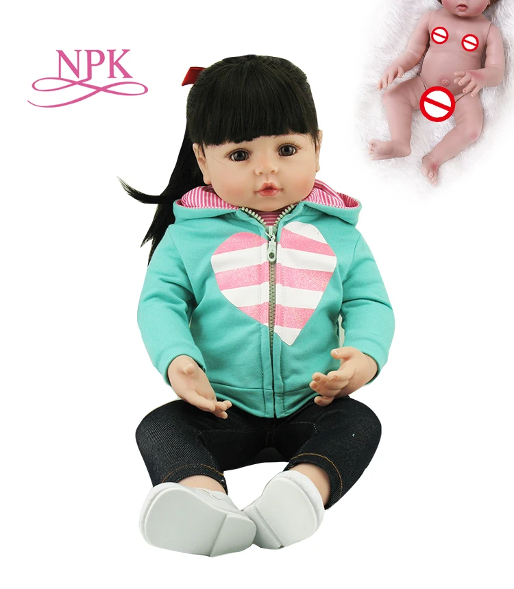 

19'' 48cm full body soft silicone babies sale Bath Reborn baby dolls Boneca Brinquedos waterproof toy for children Birthday gift