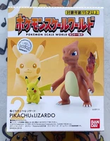 pokemon scale world pikachu and charmeleon mewtwo wartortle eevee charizard blastoise cute action figure model toys