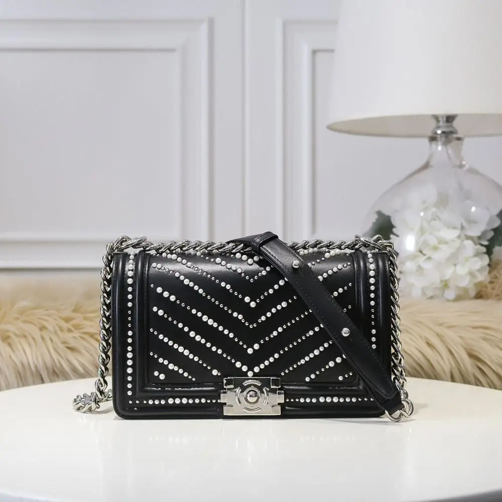 

free shipping 2020 the new style fashion and color genuine cow leather women one shoulder bag crossbody bag 2 color 25cm