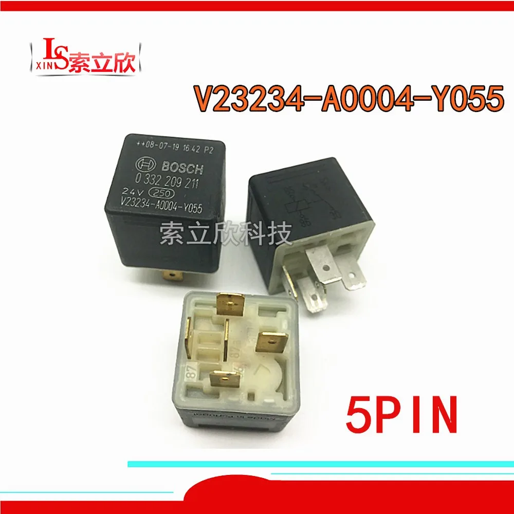5 штук/2 штуки 100% оригинального нового автомобильного реле V23234-A0004-Y055 V23234 A0004 Y055 реле кондиционера автобуса.