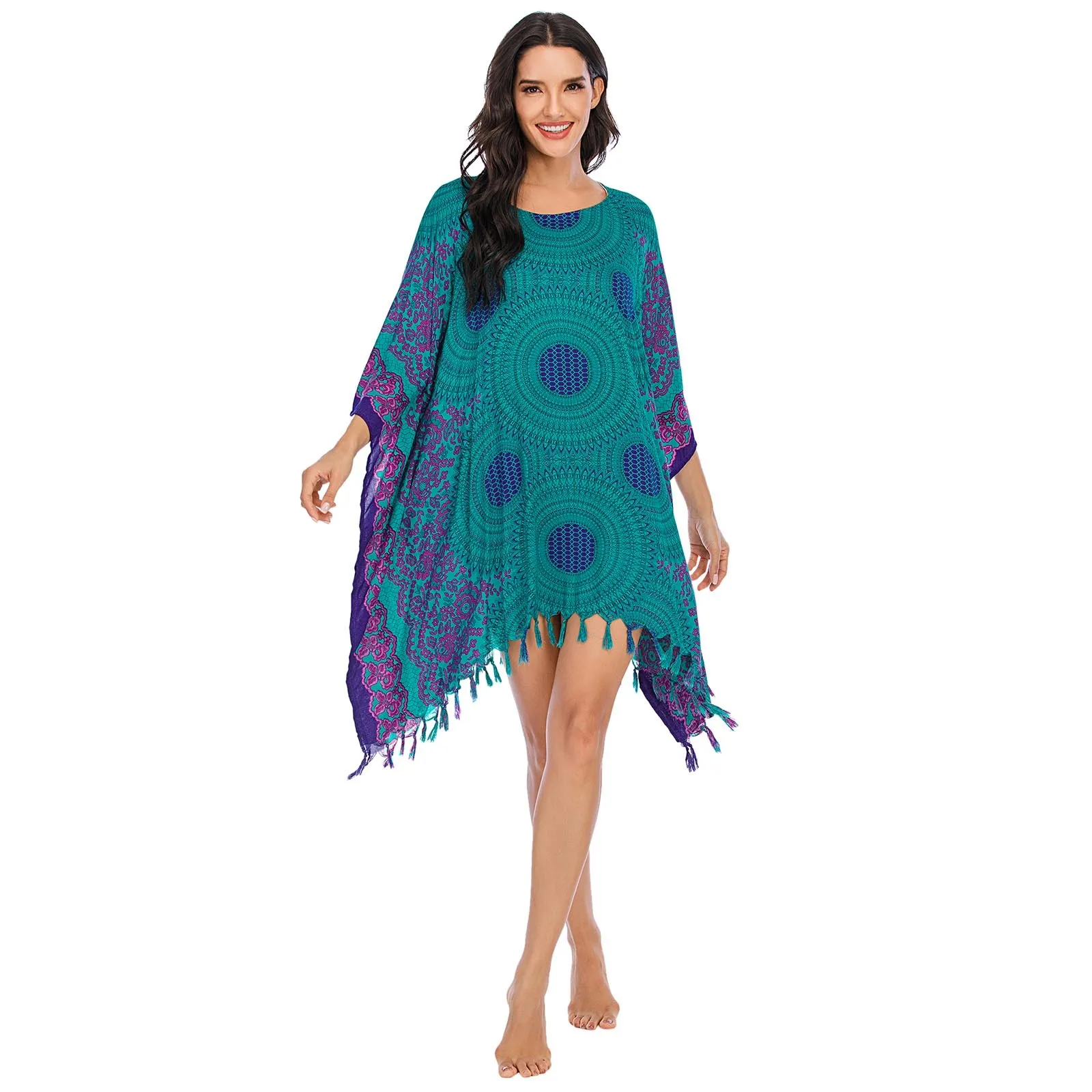 Бесплатная доставка сезон весна-лето 2021 футболка богемные домашние пижамы