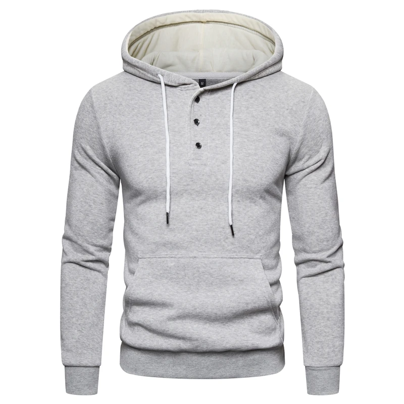 de alta calidad para hombre, moda de Color , sudaderas sencilla, forro polar grueso, informal, nueva  2021