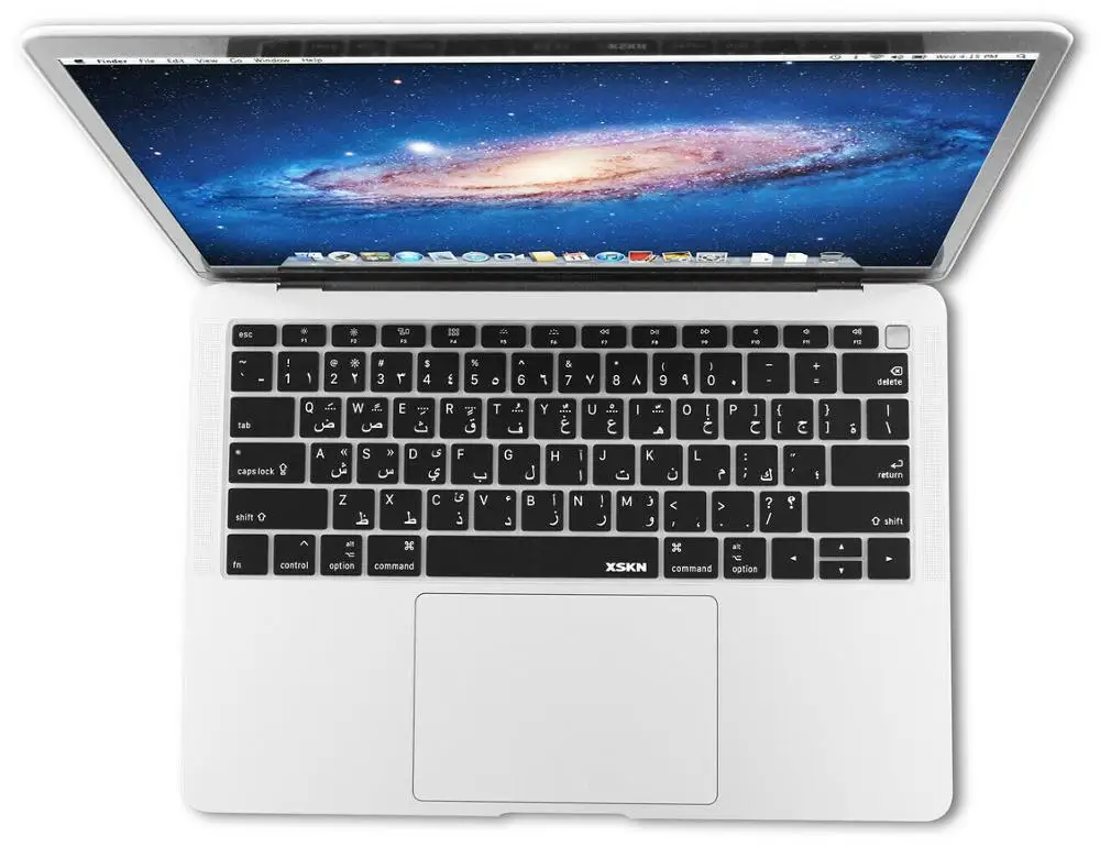 Чехол с арабской клавиатурой для 2018 нового MacBook Air 13 дюймов Touch ID A1932