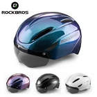 Велосипедный шлем ROCKBROS, ультралегкий защитный головной убор для езды на велосипеде, для горных велосипедов и дорог