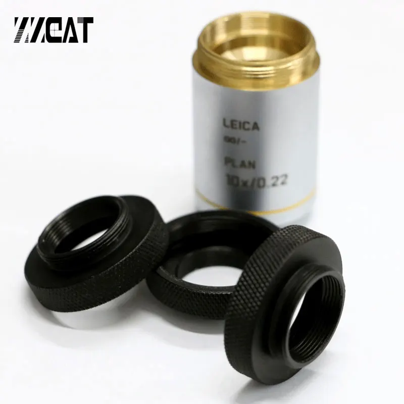 

M25x0.75 to RMS Thread Adapter RMS to M25 Microscope Objective Ring for Leica Nikon Olympus Microscope Objective