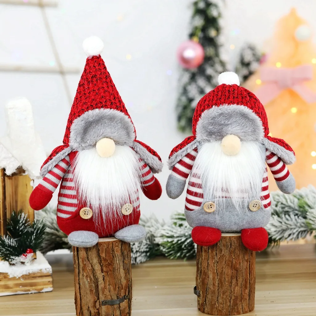

Santa Faceless Doll Christmas Decorations For Home 2021 Merry Christmas Ornament Xmas Gifts Navidad Noel Happy Year Santa Claus