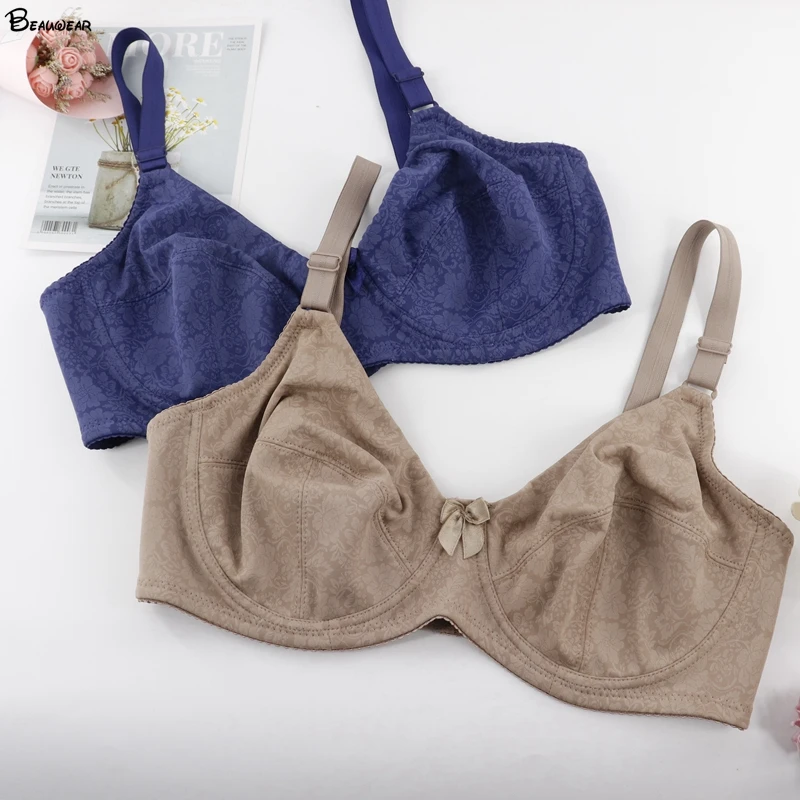 Beauwear Lounge Bra Women Underwear Sexy Bralette Top Unlined Plus Size Female Soutien Gorge Biustonosz DD E DDD F Cup | Женская одежда