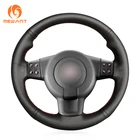 MEWANT черные чехлы рулевого колеса автомобиля из искусственной кожи для Seat Leon FR  Cupra MK2 1P Ibiza FR 6L 2005 2006 2007 2008-2009