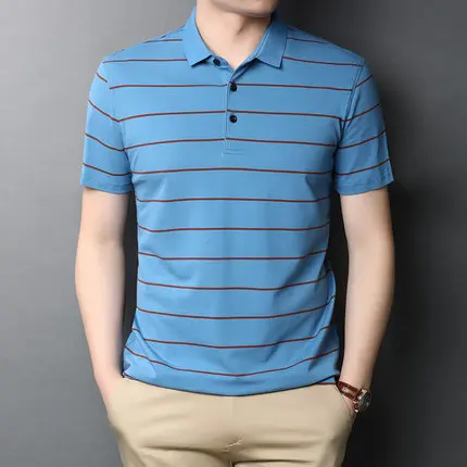 

Short-sleeved men's t-shirt casual breathable half-sleeved top 2974