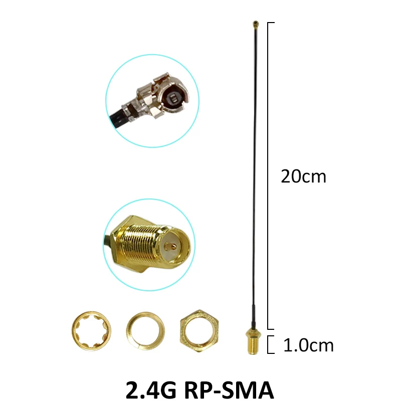 2 шт 2,4 GHz антенна wifi RP-SMA разъем 3dBi Wi fi 2,4G Antena+ IPX к RP-SMA Jack Мужской удлинитель косичка кабель
