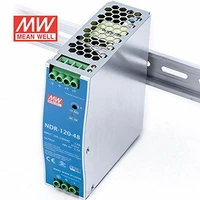 mean well 120w48v 2 5a industrial din rail power supply for industrial poe media converters and industrial poe switches