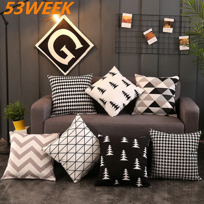 Простая и современная наволочка скандинавский диван офисный лобби домашний
