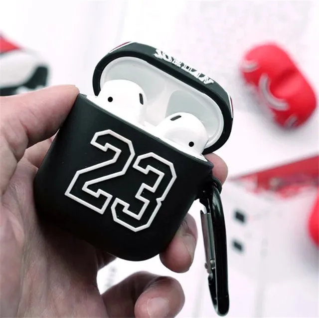 Basketball Flyman 23 чехол s для Apple Airpods силиконовый мягкий Air Pods 1 2 Airpod скины защитные