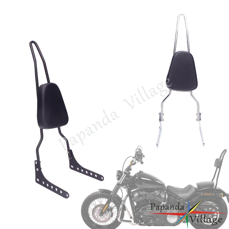 

Для Harley Softail Street Bob Deluxe Slim FXBB FLSL FLHC FLDE 2018-2020, спинка для Сисси-бара, пассажирский багажный стеллаж, подушка