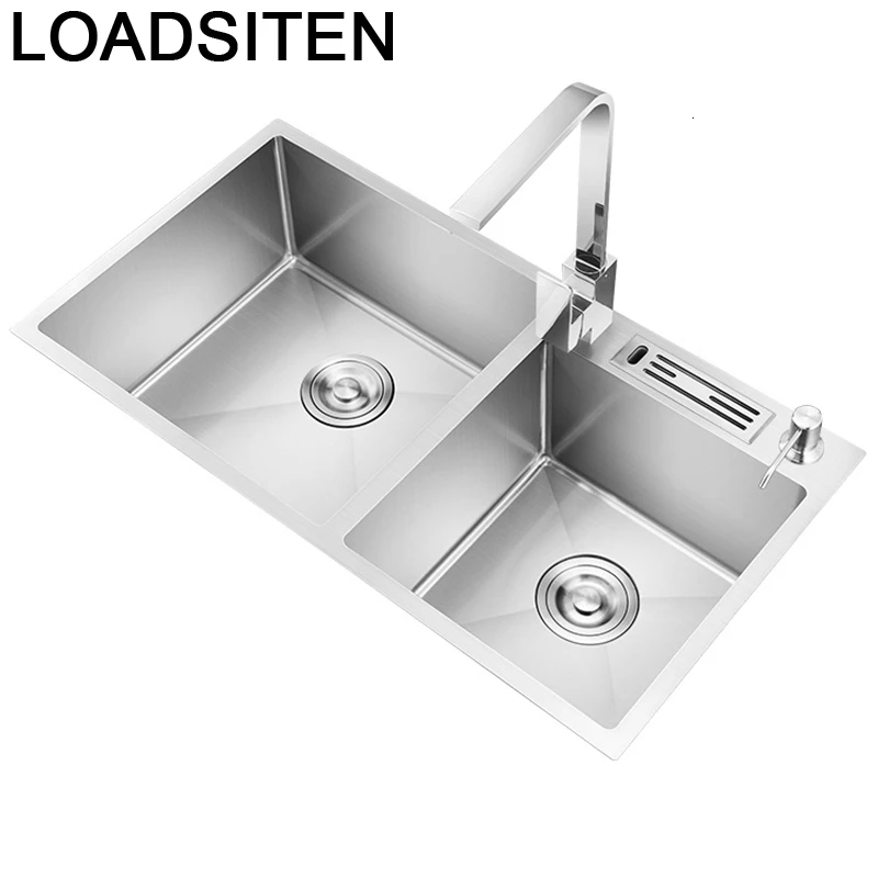Раковина для мытья посуды из нержавеющей стали Zlewozmywak Ze Stali Nierdzewnej Inox Kitchen Fregadero De