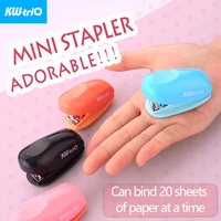 kw trio mini stapler lovely portable stapler cute candy styling stapler with staple remover notebook binding office supplies