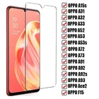 Закаленное стекло для OPPO A11, A15s, A31, A32, A33, A52, A53 4G 5G, A53s, A72, A73, A91, A92, A92s, A93, Ace2, F15, F17 Pro, Защитная пленка для экрана