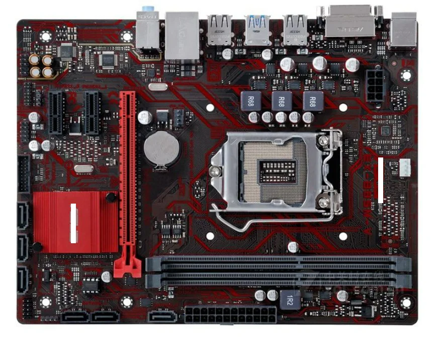 

Семейная настольная материнская плата, разъем LGA 1150 i7 i5 i3 DDR3 SATA3 USB3.0, б/у материнская плата