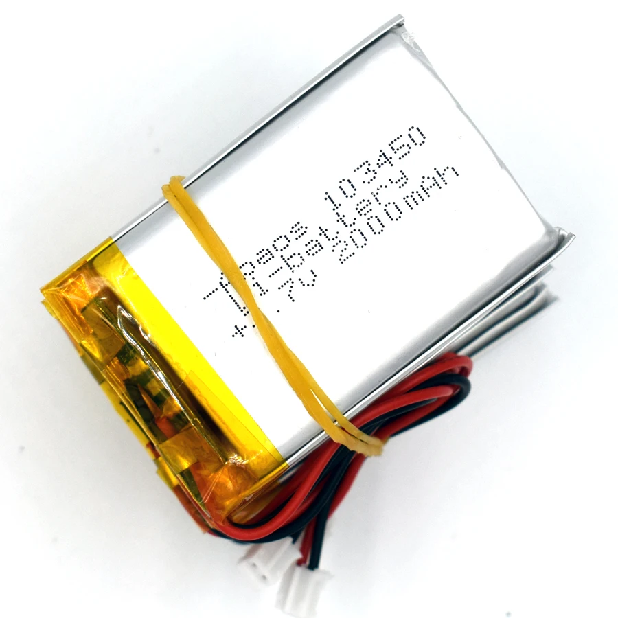 Литий полимерный перезаряжаемый аккумулятор 3 7 в 2000 мАч литий ионный PH2.0 для MP3 MP4
