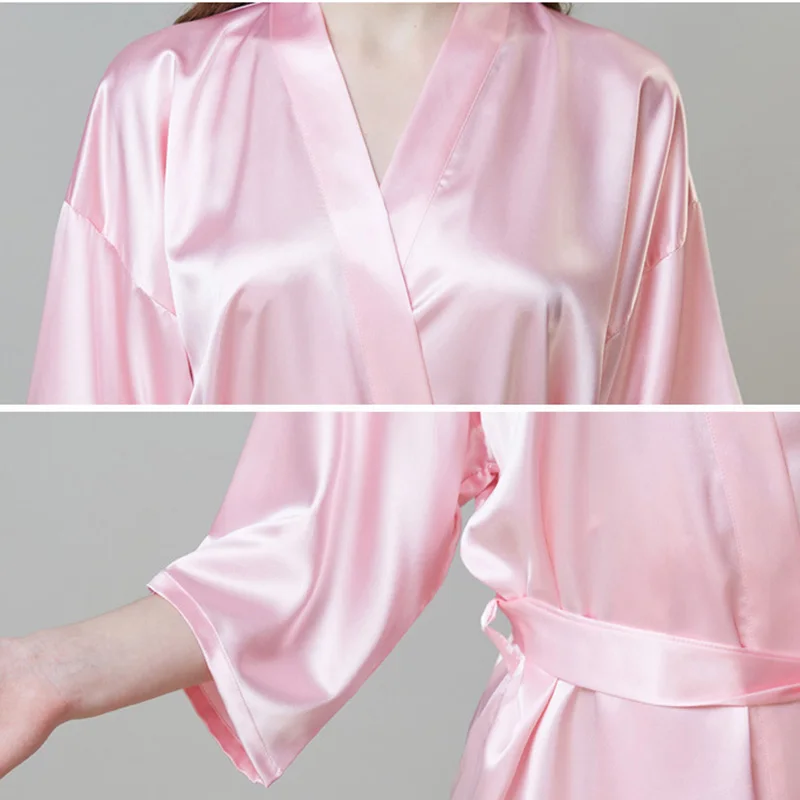 Персонализированный халат невесты с именем на заказ для подружки день рождения