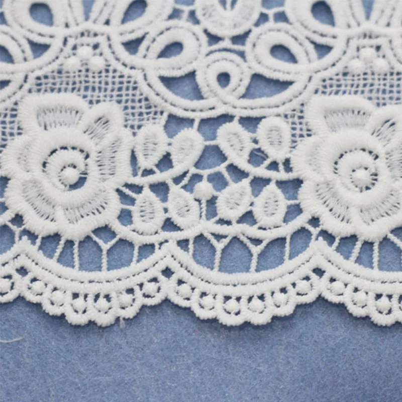 7 ярдов Высокое качество красивое кружево лента тесьма 135 мм кружевная отделка DIY