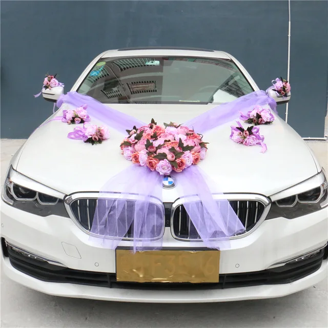 04 (8 pcs) 1 комплект искусственный цветок Свадебный Автомобильный декоративный набор романтические шелковые поддельные розовые цветы пиона подарок на день Святого Валентина вечерние принадлежности для фестиваля - Цвет: 04 (8 pcs)