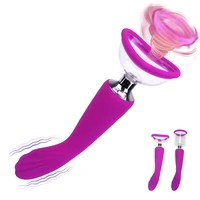 2 in 1 breast pump vaginal sucker sucking vibrators for women dildos clitoris nipple massager anal plug erotic toys for sex shop