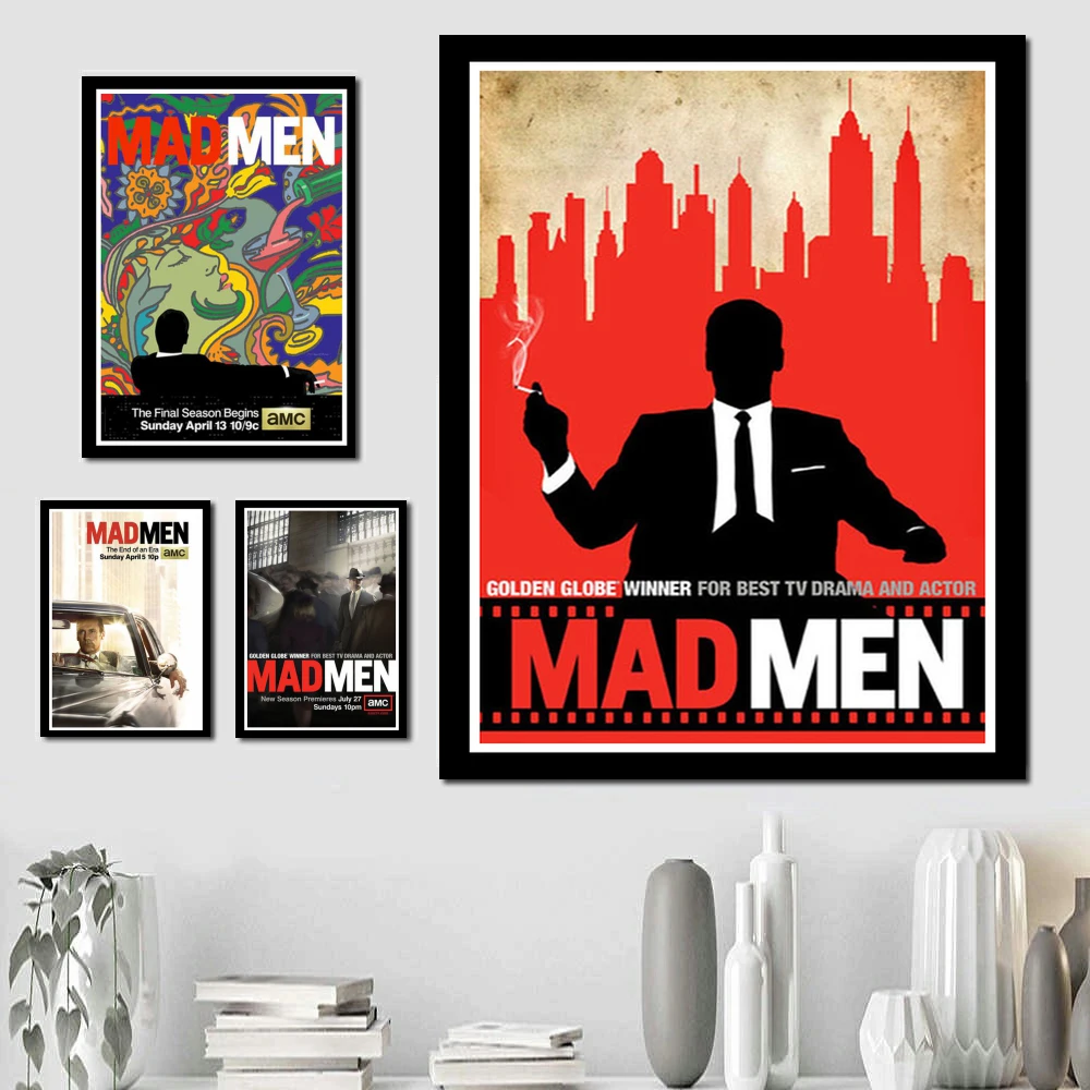 

Идеальный JL Mad Men популярный ТВ-сериал художественная живопись плакат настенный Декор для дома