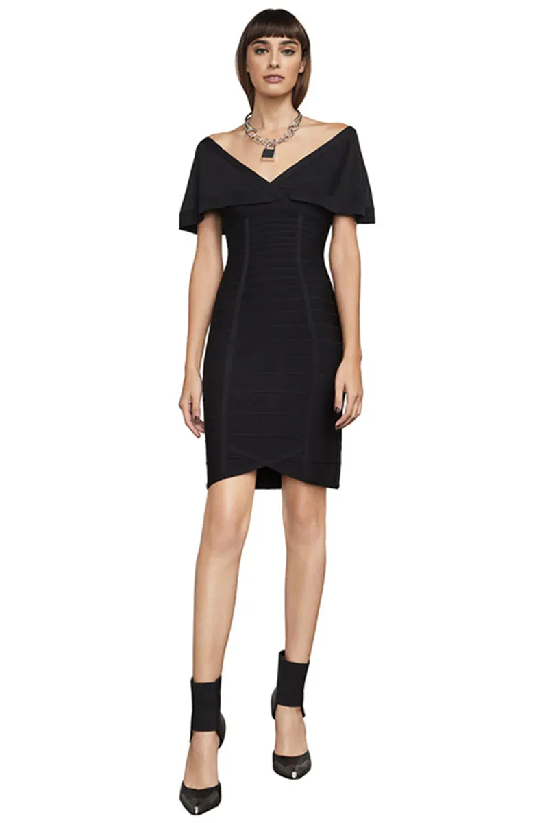 

New style mesh shawl V-neck bandage evening dress sexy dress new