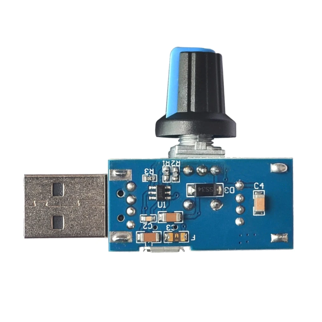 Бесшумный USB контроллер скорости вентилятора регулятор громкости переключатель