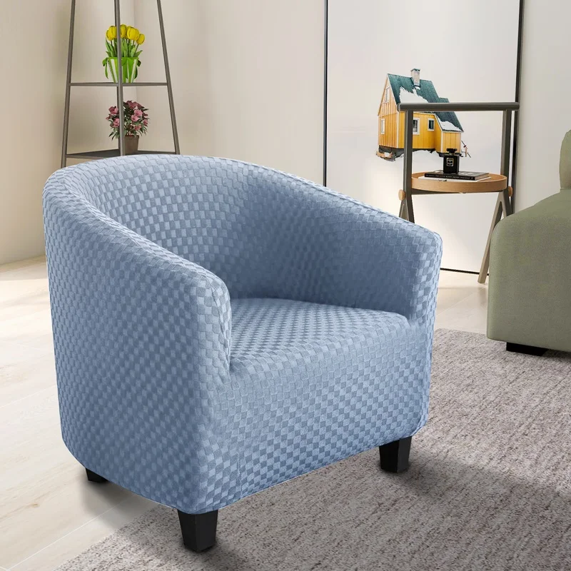 

1/2Pc Bar Club Tub Couch Cover Single Seat Armchair Chair Cover Furniture Protector Slipcovers Sofa Covers for Living Room