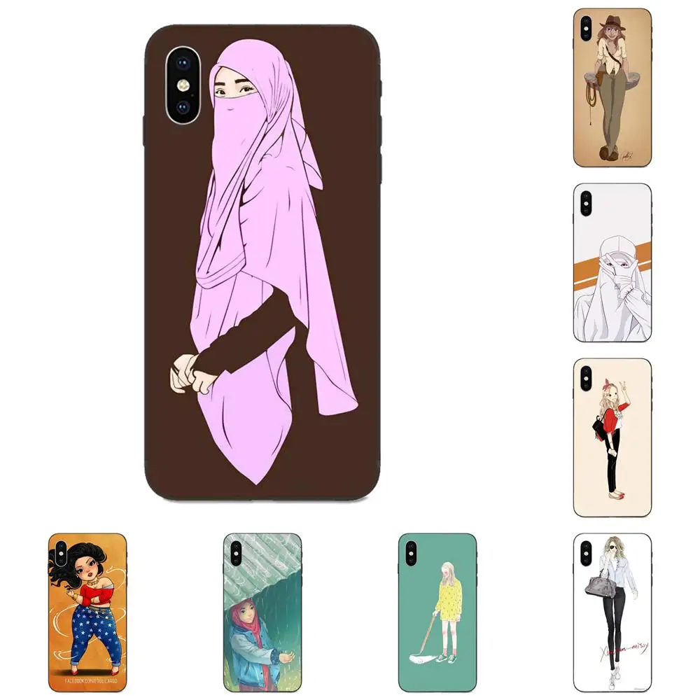 Восточные женщины в хиджабе лица мусульманских исламских девушек глаза для Huawei