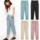 Брюки женские спортивные с завышенной талией, повседневные свободные Джоггеры для танцев, спортивные штаны, уличная одежда
