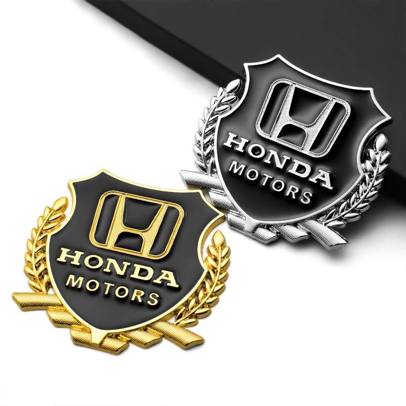 Модные автомобильные 3D металлические наклейки 2 шт. значок на дверь боковое окно