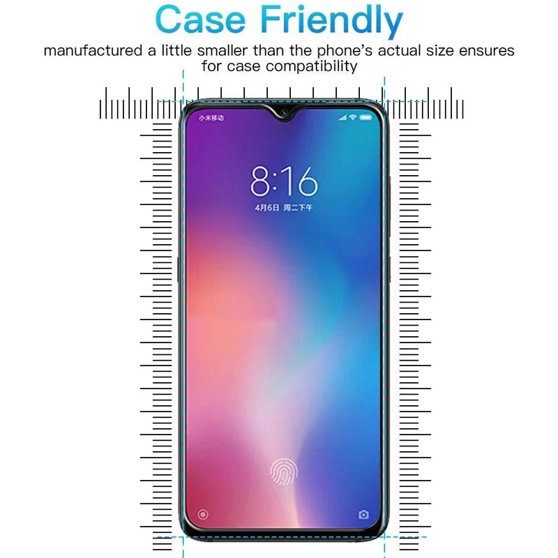 2 Pack High Clarity Protective Glass for Mi 9 Pro 5G Screen Protector For Lite Tempered on the Xiaomi SE CC9 | Мобильные телефоны и