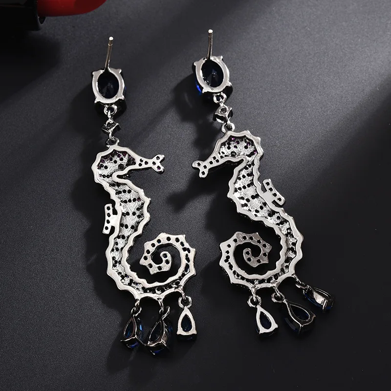 Серьги-подвески S925 для женщин новинка серьги-подвески в форме гиппокампа