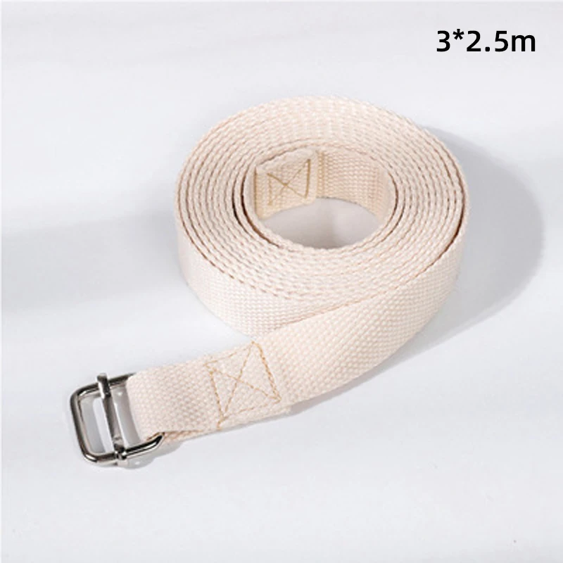 

Yoga Pilates Stretch Belt Cotton Tension Straps Fitness Exercise Gym Rope Waist Leg Resistance Fitness bands