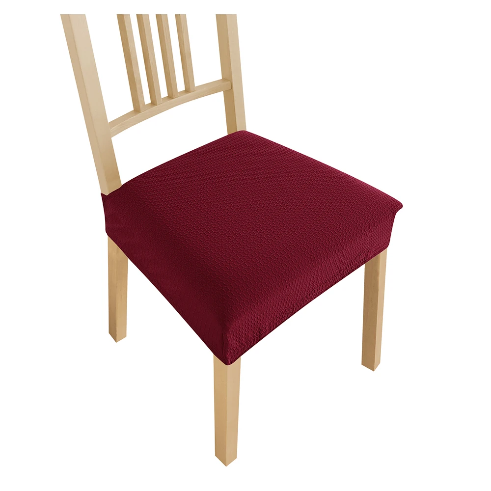 7 Solid Colors With Buckle Chair Cover Big Elastic Chair Covers Seat Slipcovers Stretch Removable Dining Hotel Seat Covers