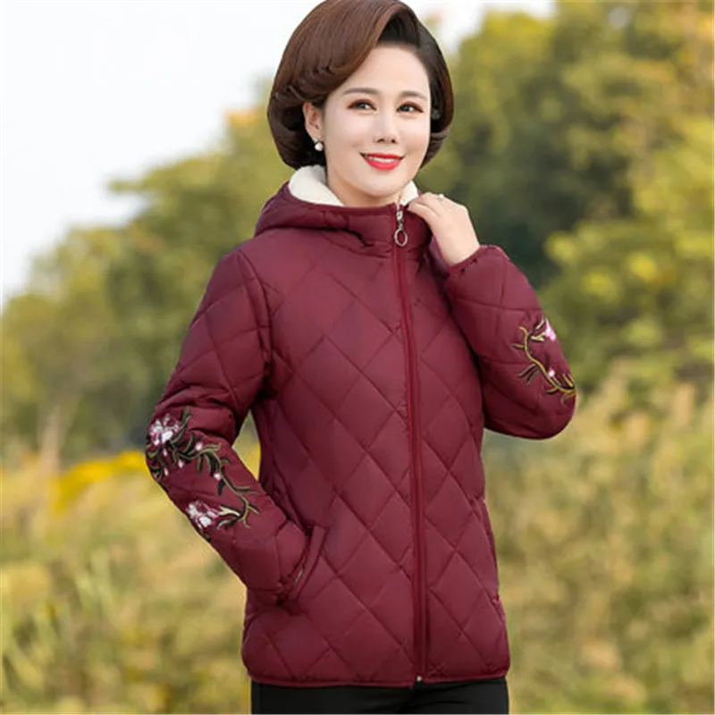 Женские осенне-зимние хлопковые куртки для женщин среднего возраста новинка 2022