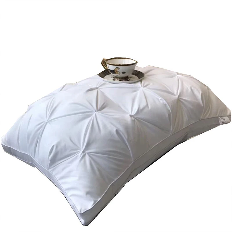 

100% Soft Feather velvet pillow Breathable hotel/Home pillows for bedroom Anti-moisture anti-wrinkle anti-moth Down velvet