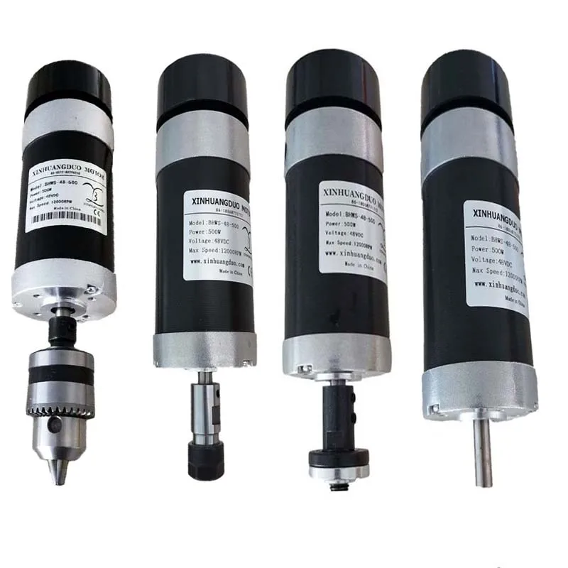 Высокоскоростной бесщеточный двигатель 500 Вт постоянный ток 48 В Гравировальный