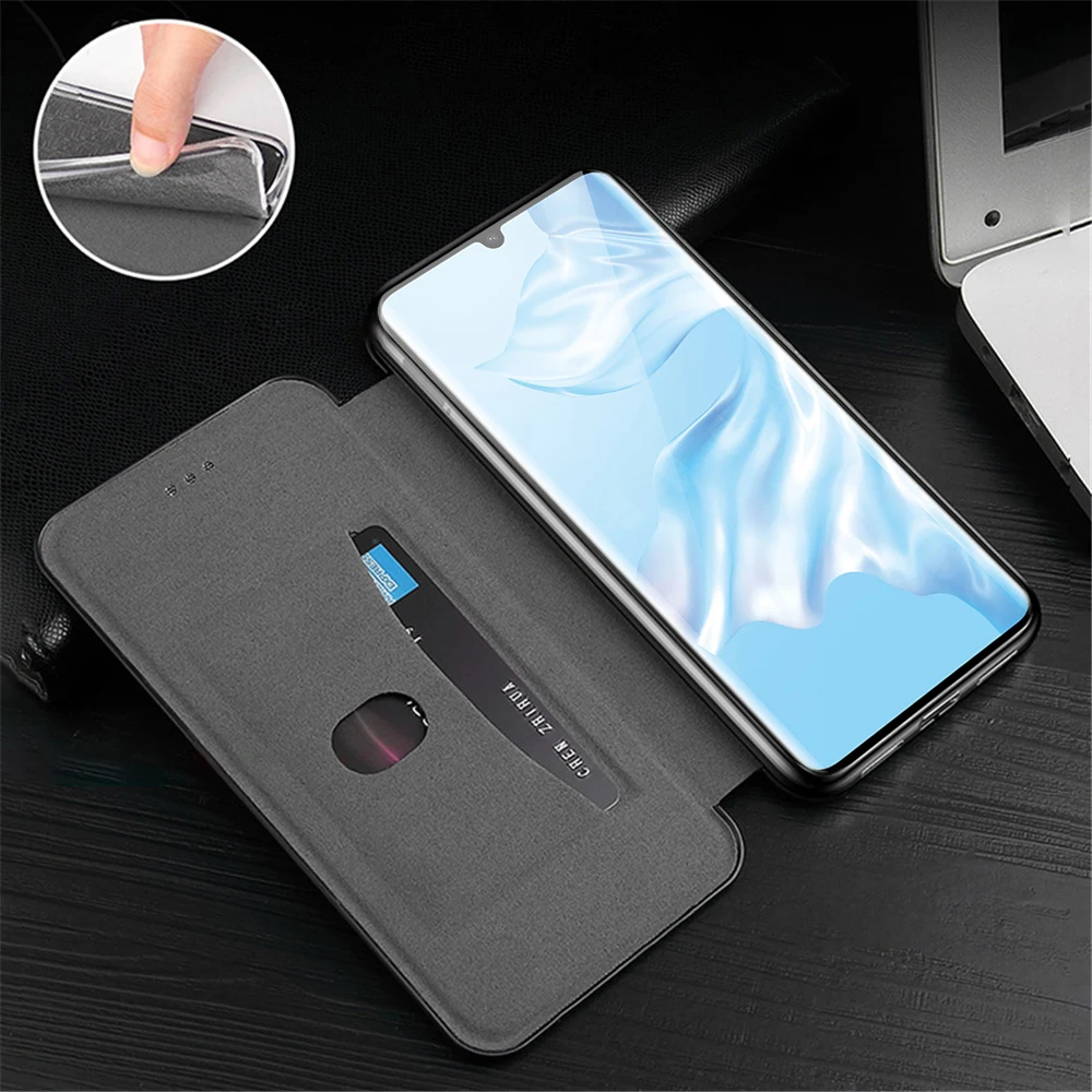 Кожаный чехол книжка P 40Pro для Huawei P40 P30 P20 Pro Lite e P40Pro P40Lite P30Pro P30Lite|Чехлы-портмоне| |