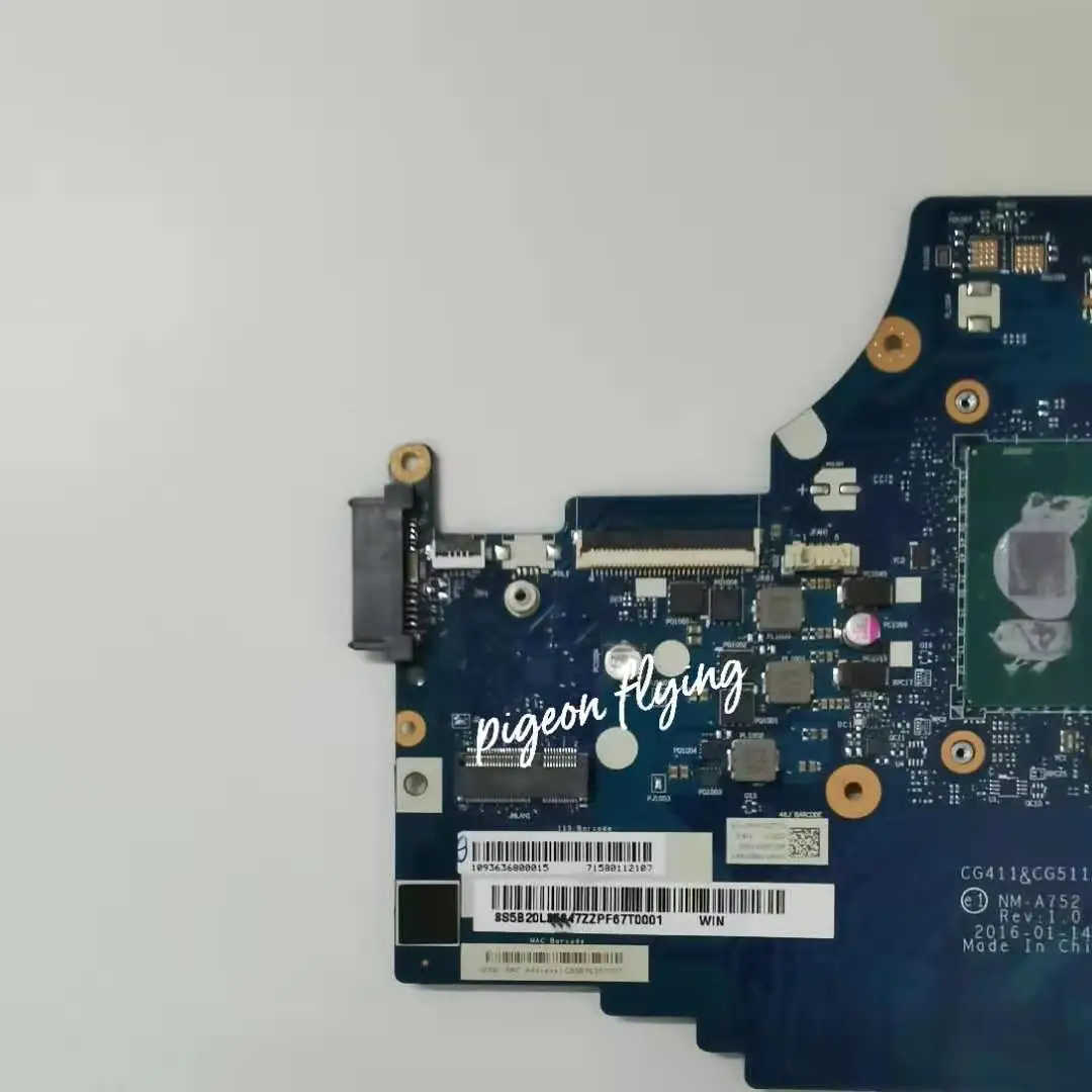 Для Lenovo Ideapad 310-14ISK Материнская плата ноутбука Процессор: I3-6006U I3-6100U Оперативная